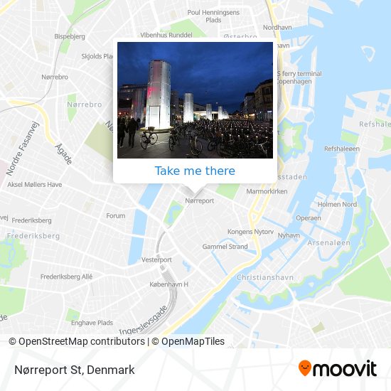 Nørreport St map