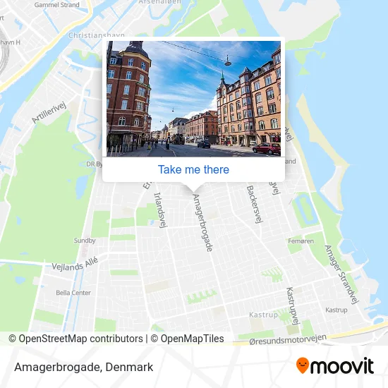 Amagerbrogade map