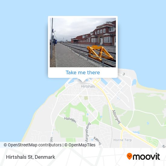 Hirtshals St map