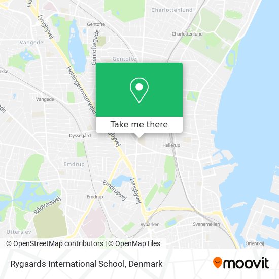 Rygaards International School map