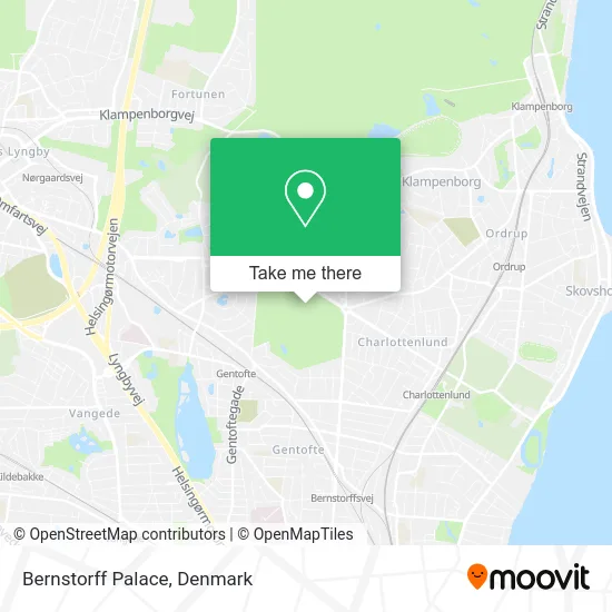 Bernstorff Palace map