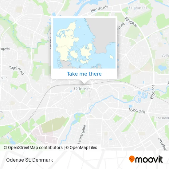 Odense St map