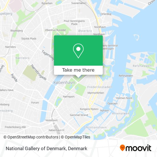 National Gallery of Denmark map