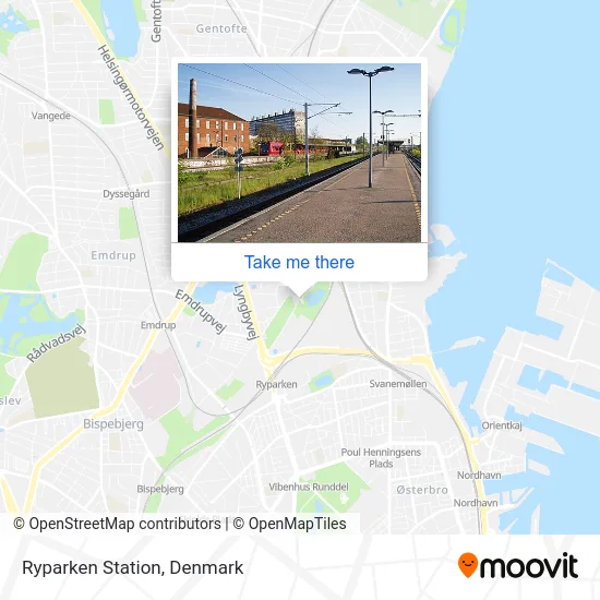 Ryparken Station map