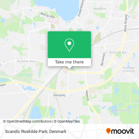 Scandic Roskilde Park map