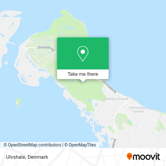 Ulvshale map