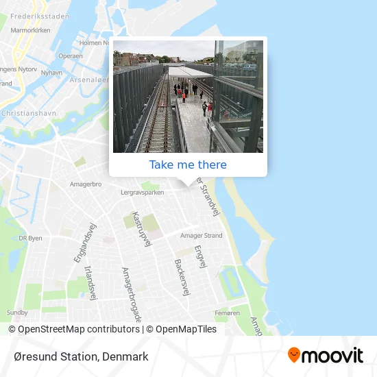 Øresund Station map