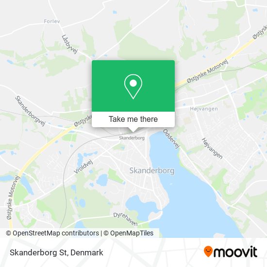 Skanderborg St map