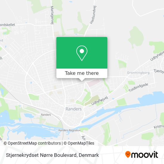 Stjernekrydset Nørre Boulevard map