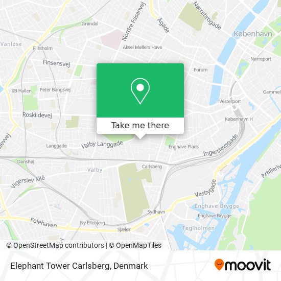Elephant Tower Carlsberg map