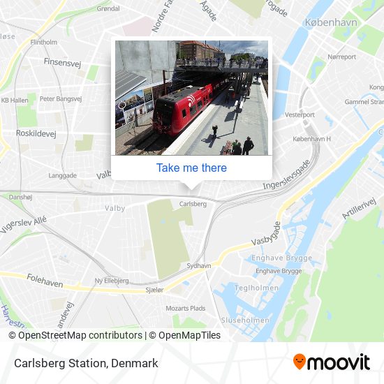 Carlsberg Station map