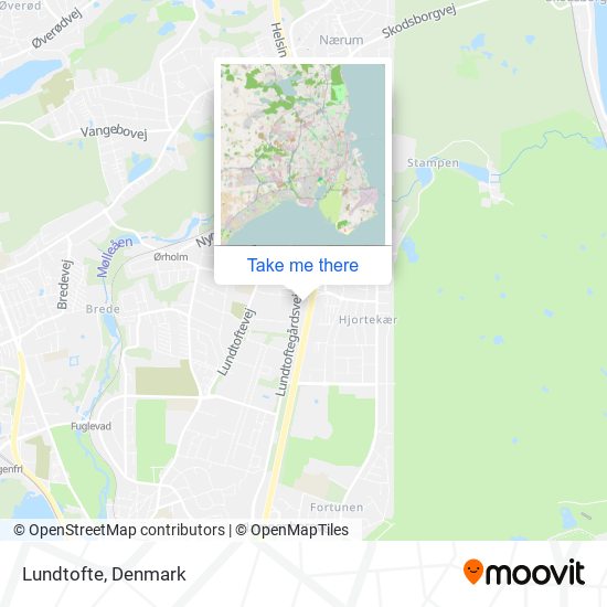 Lundtofte map