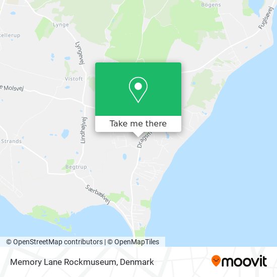 Memory Lane Rockmuseum map