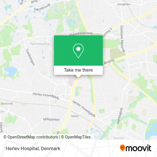 Herlev Hospital map
