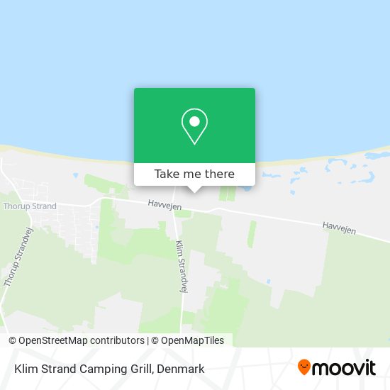Klim Strand Camping Grill map