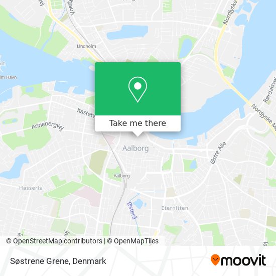 Søstrene Grene map