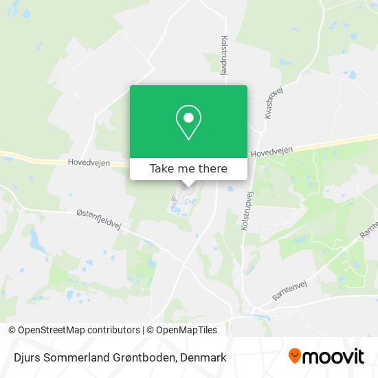 Djurs Sommerland Grøntboden map