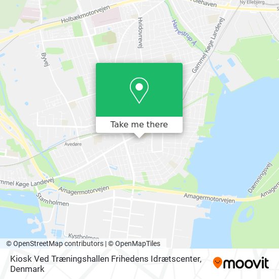 Kiosk Ved Træningshallen Frihedens Idrætscenter map