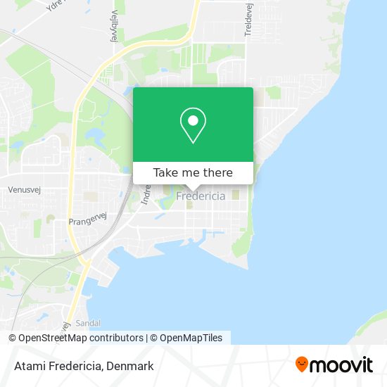 Atami Fredericia map