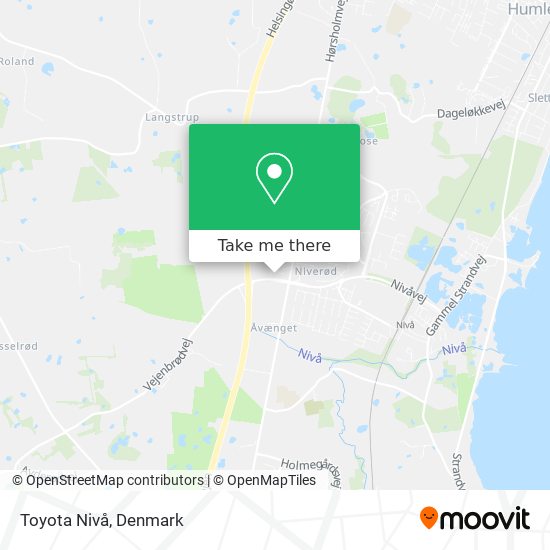 Toyota Nivå map