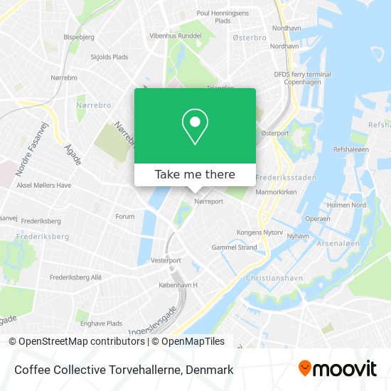 Coffee Collective Torvehallerne map