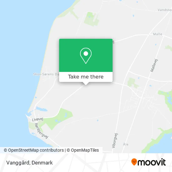 Vanggård map