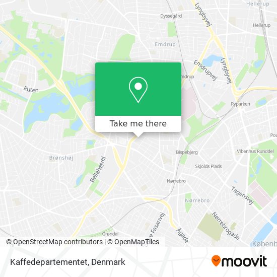 Kaffedepartementet map