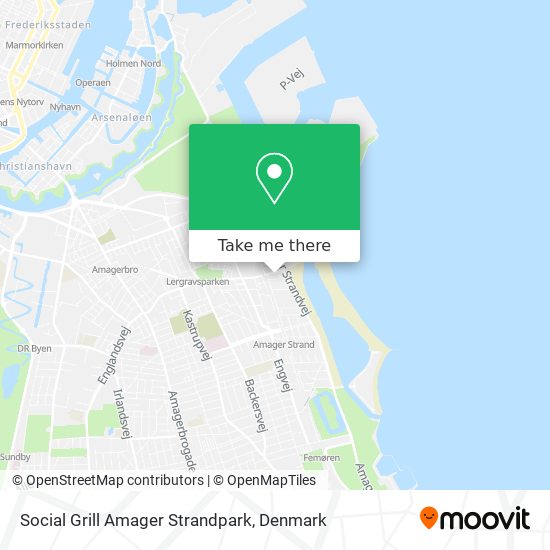 Social Grill Amager Strandpark map
