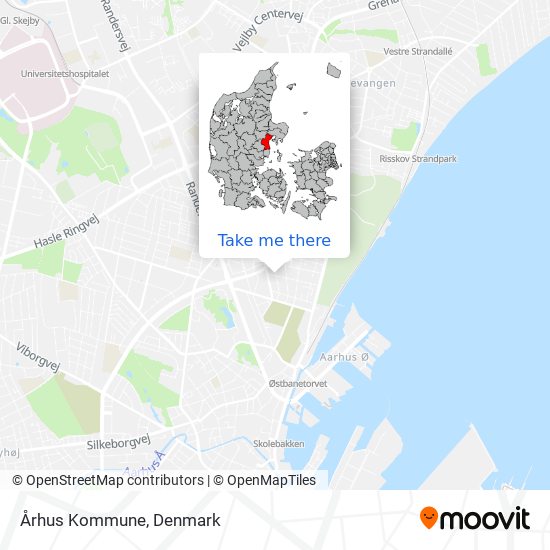 Århus Kommune map