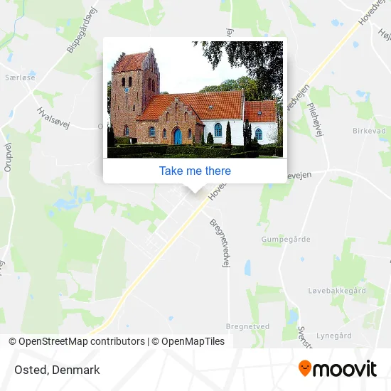 Osted map