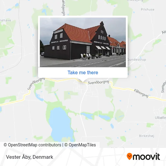 Vester Åby map