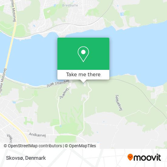Skovsø map