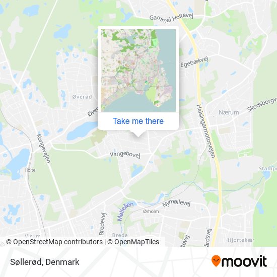 Søllerød map