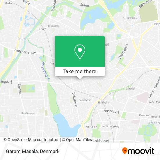 Garam Masala map