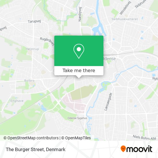 The Burger Street map