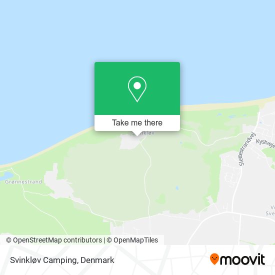 Svinkløv Camping map