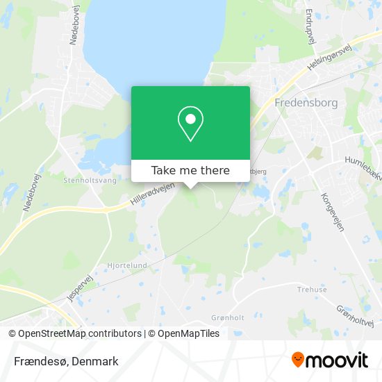 Frændesø map