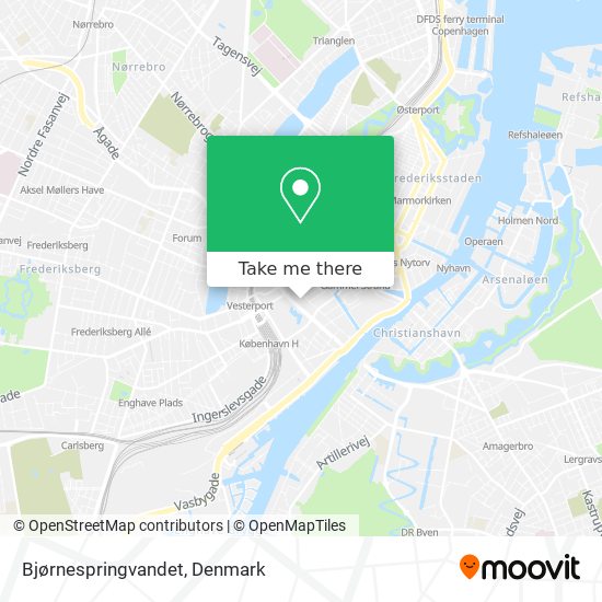 Bjørnespringvandet map