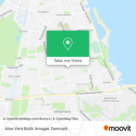 Aloe Vera Butik Amager map
