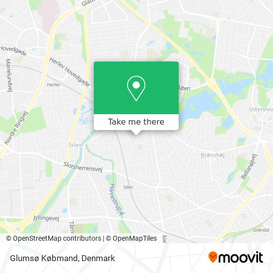 Glumsø Købmand map
