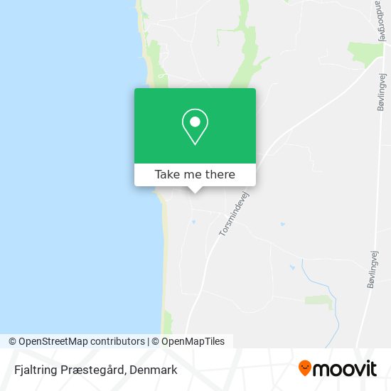 Fjaltring Præstegård map