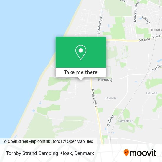 Tornby Strand Camping Kiosk map