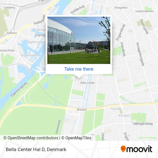 Bella Center Hal D map