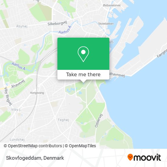 Skovfogeddam map