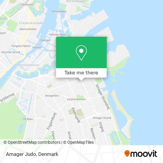 Amager Judo map