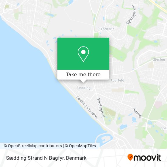 Sædding Strand N Bagfyr map