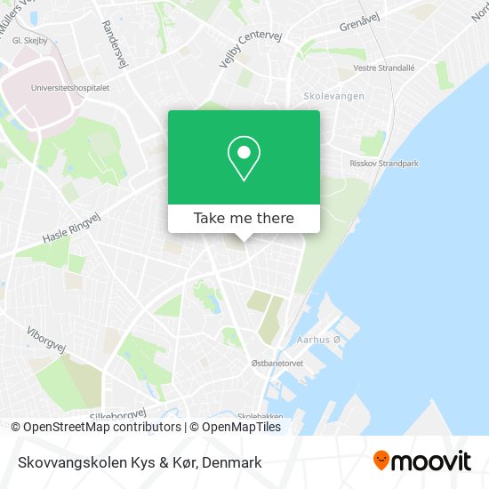 Skovvangskolen Kys & Kør map