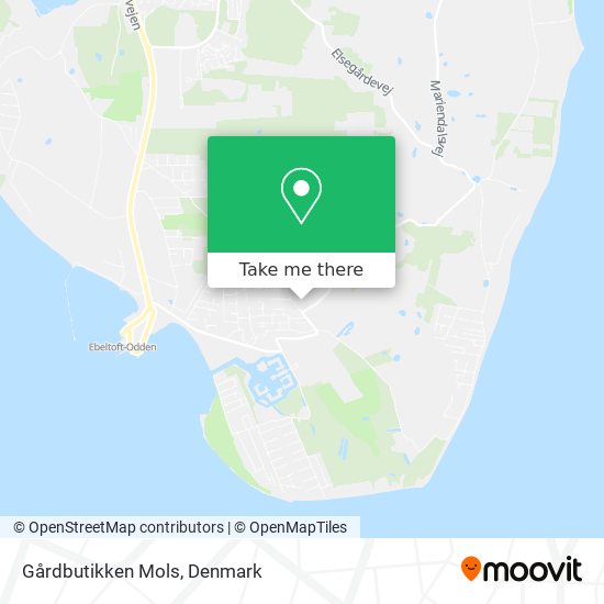 Gårdbutikken Mols map