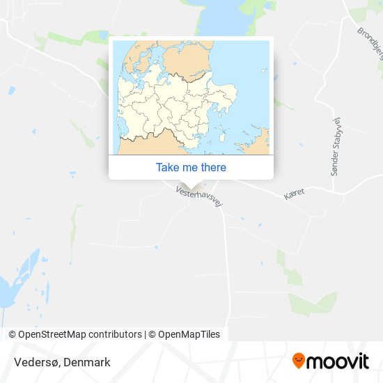 Vedersø map