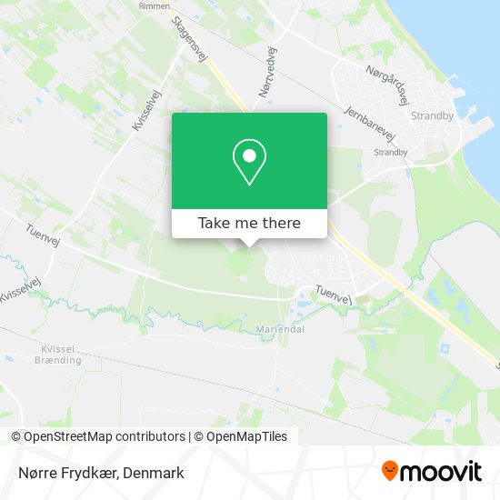 Nørre Frydkær map